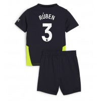 Manchester City Ruben Dias #3 Replica Away Minikit 2024-25 Short Sleeve (+ pants)